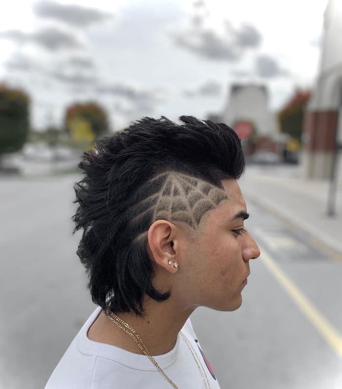 Mohawk Mullet Haircut