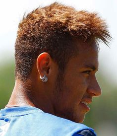 neymar hairstyle copper