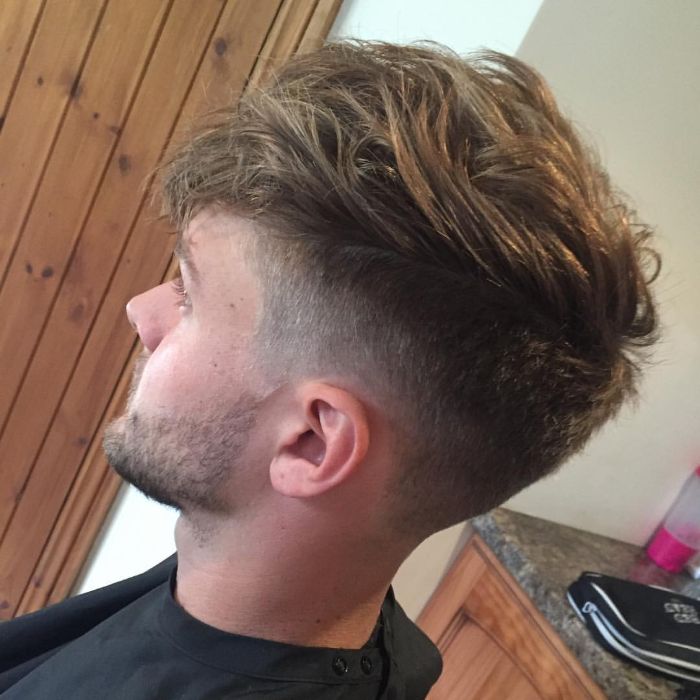 Short on Sides Medium on Top Haircut