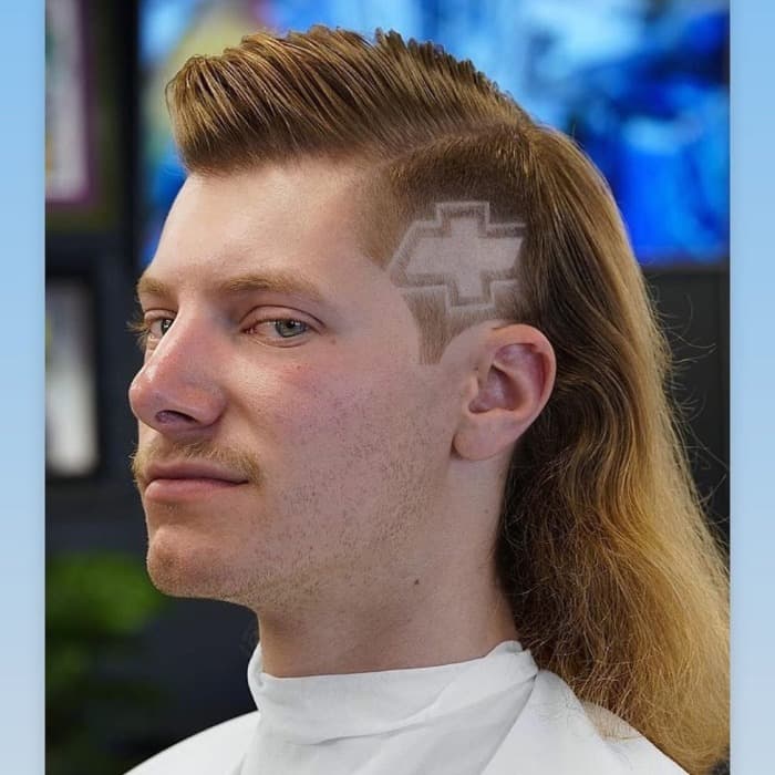 Side Part Mullet