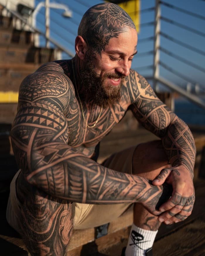 Tattoos & Beard 