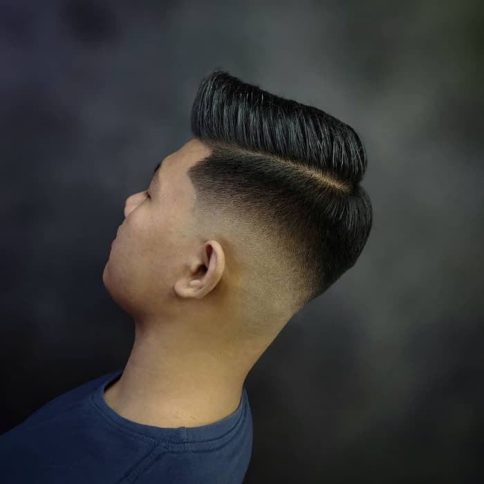 Modern Asian Undercut for Fine Hair