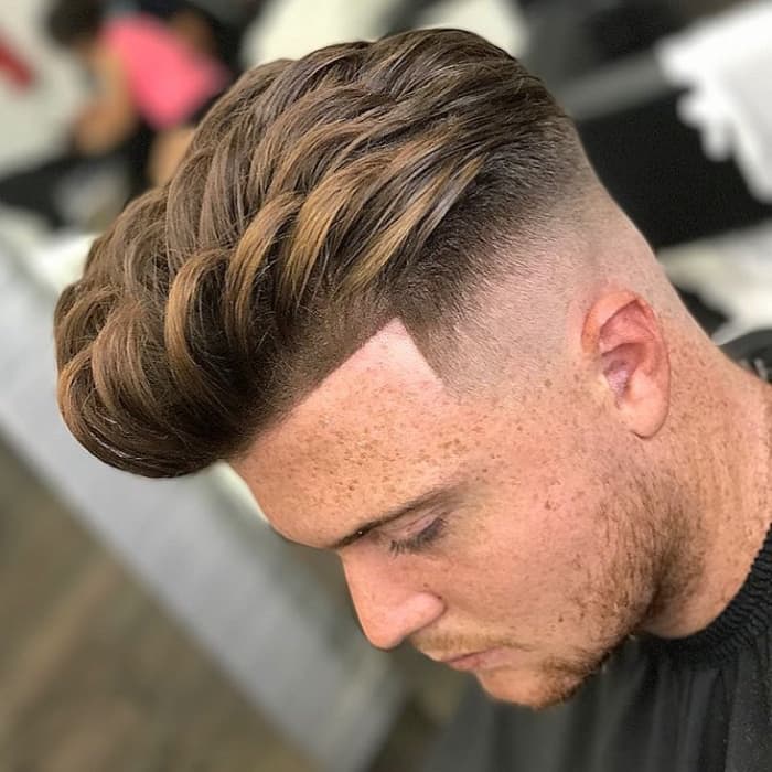 Shiny Wavy Pompadour