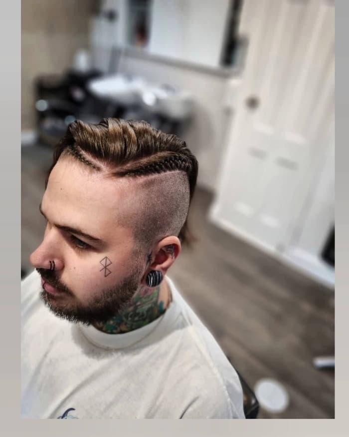 Shaved Side Viking Haircut