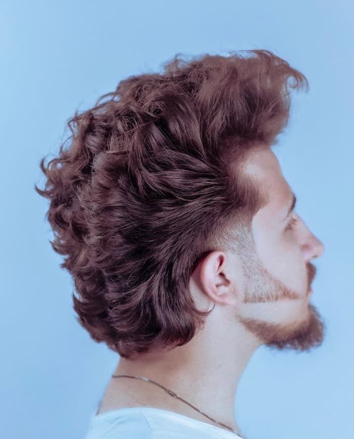 Curly Top With Sideburns