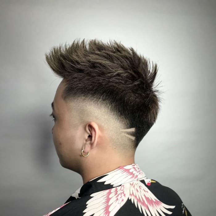 faux hawk for spiky hair