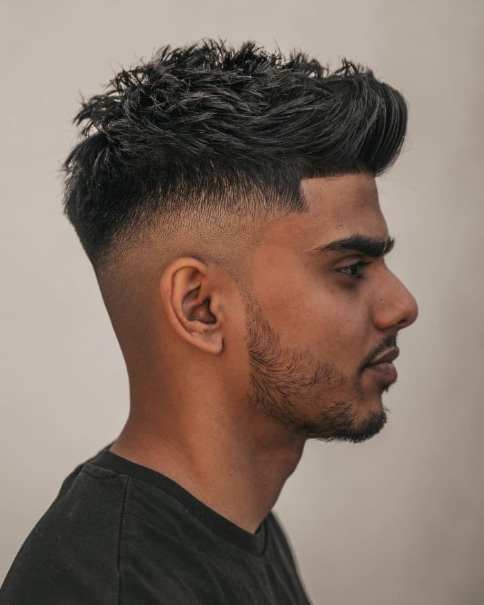 Medium Top Short Sides Hairstyle