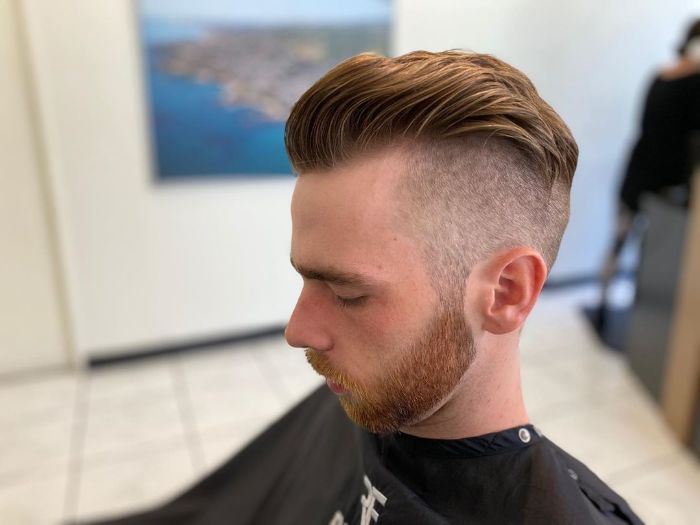 Short Sides with Brushed Back Front