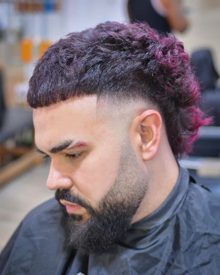 Textured Mullet with Fade