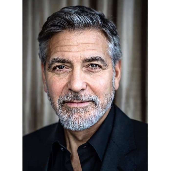 Salt and Pepper George Clooney Hairstyle