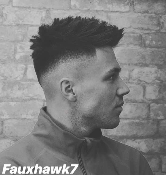 Low Skin Fade Faux Hawk