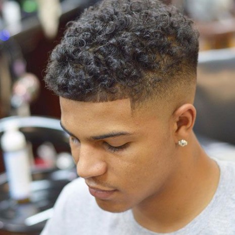 short-afro-with-fade-men-thick-hair