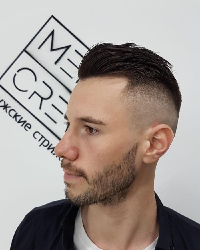 Male Crew Cut with Beard