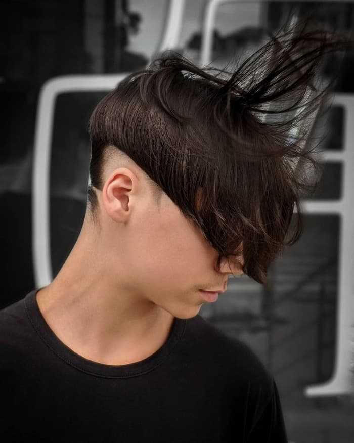 Side Bang Mohawk