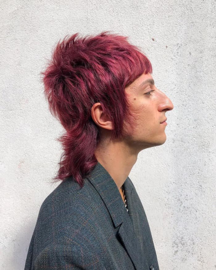 Some Burgundy Undertone and Mullet