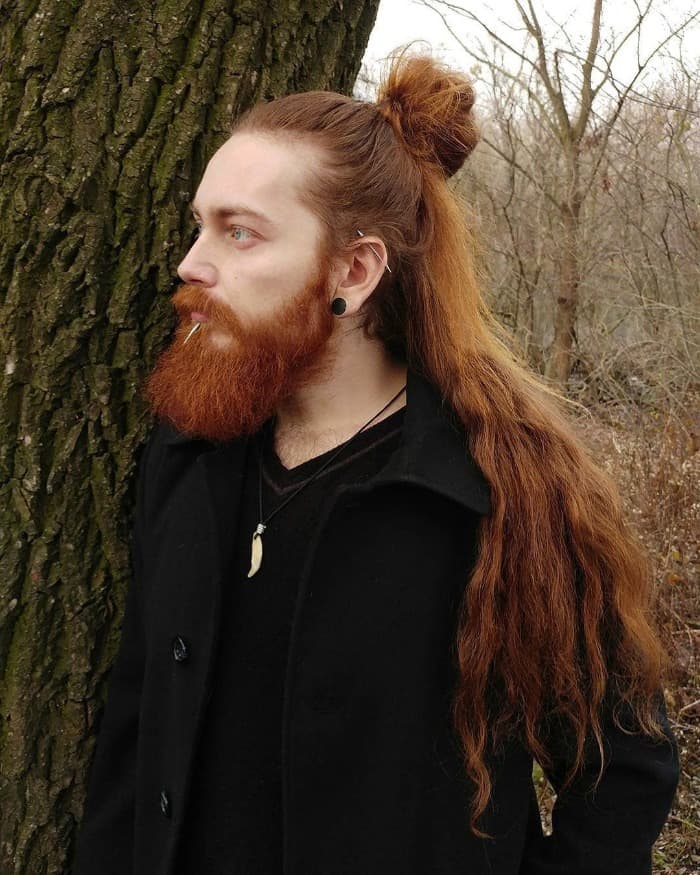 Viking Man Bun