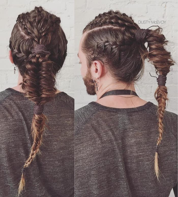 Disconnected Fishtail Braid