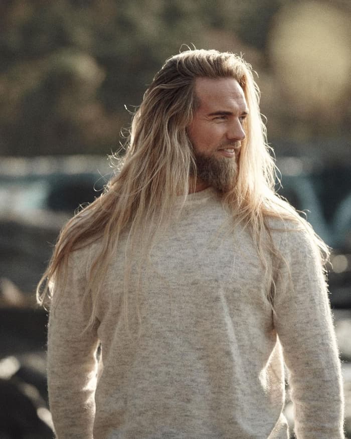 Long Hair + Full Beard