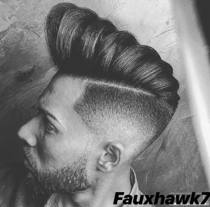 Faux Hawk Pompadour