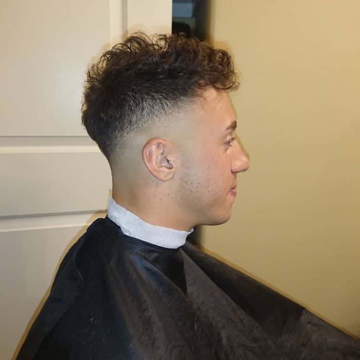 Skin Fade with Choppy Spiky Top