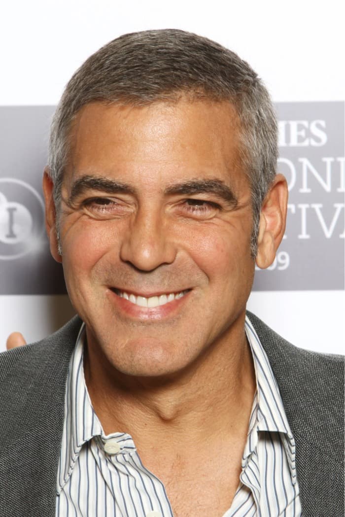 George Clooney’s Military Haircut