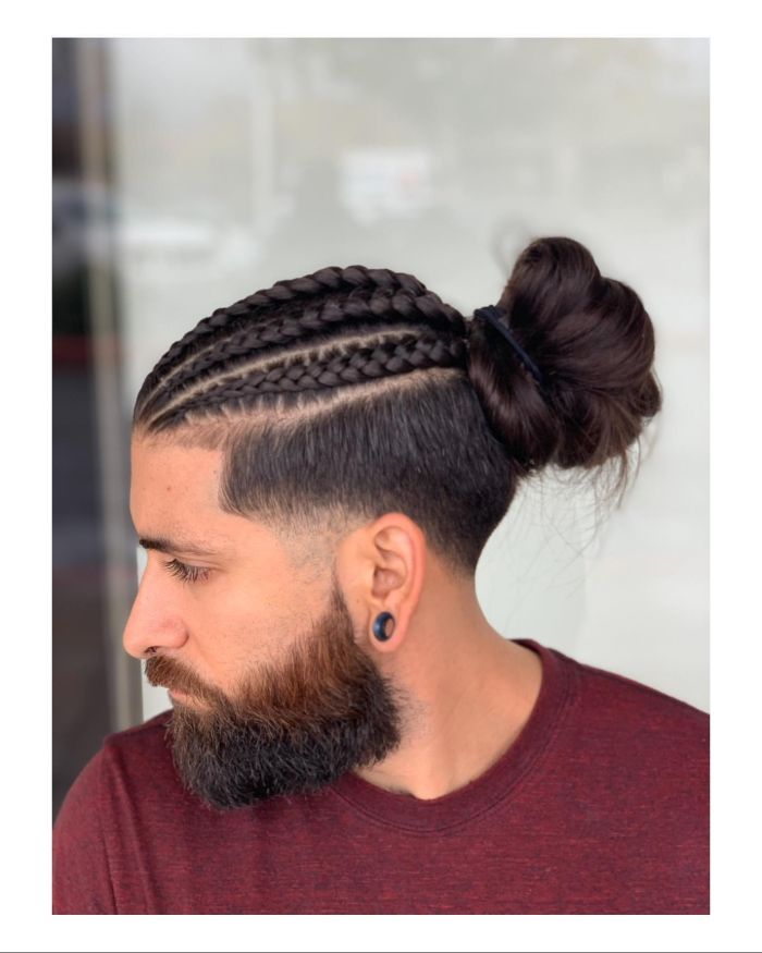 Braided Samurai Top Knot