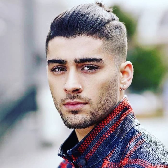 Top Knot Zayn Malik Haircut