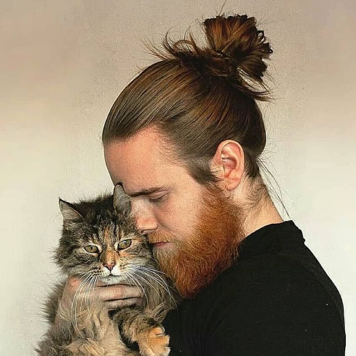 Samurai Man Bun with Beard