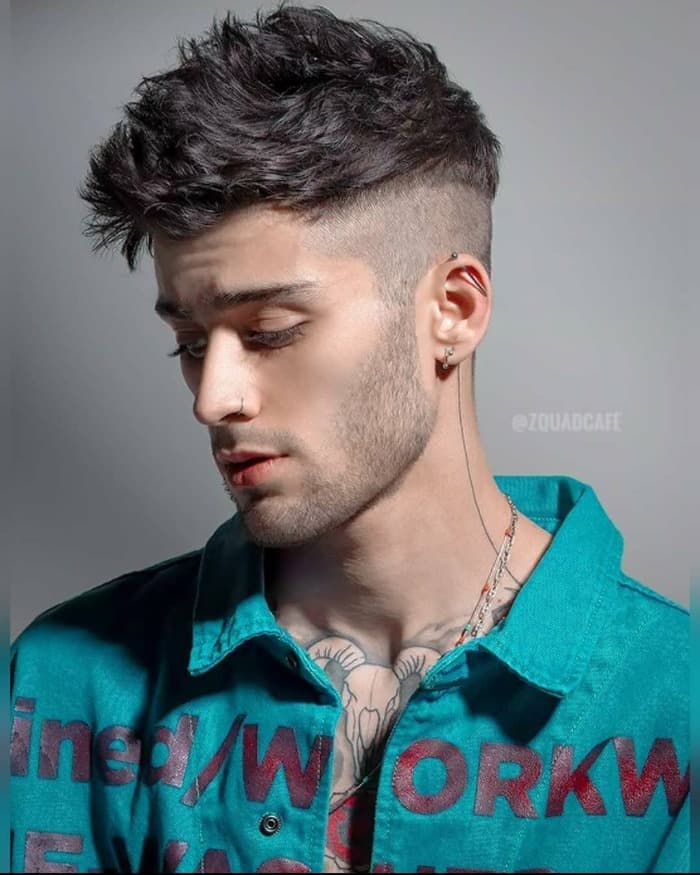 Shaved Side Zayn Malik Haircut