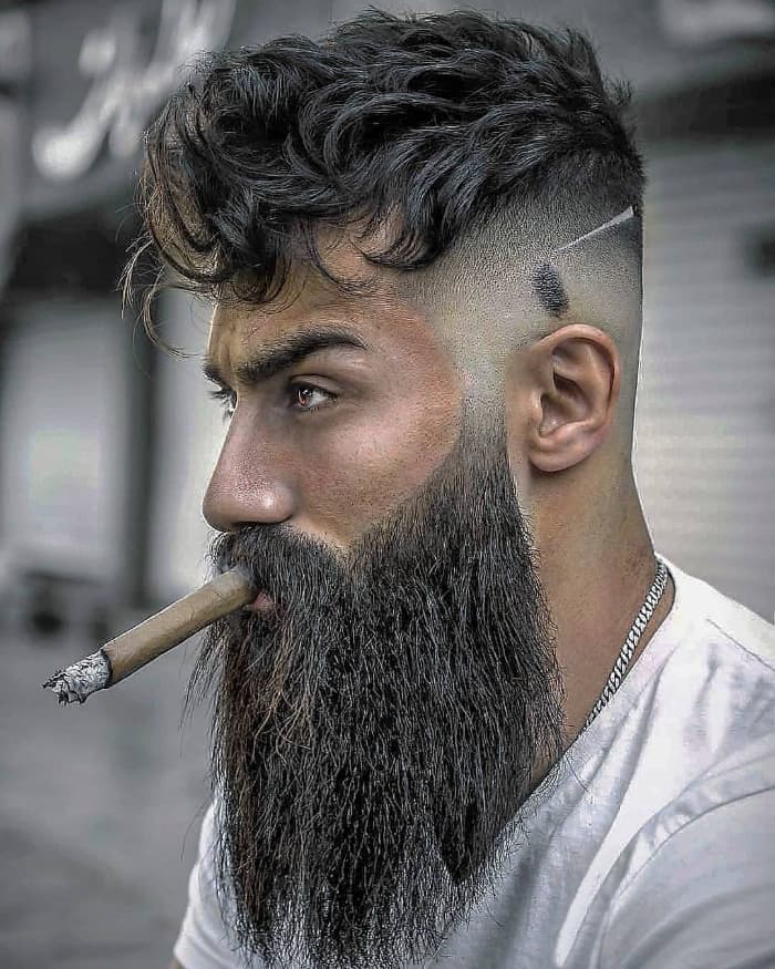 Drop Fade with Beard