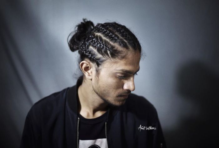 Man Bun Braids