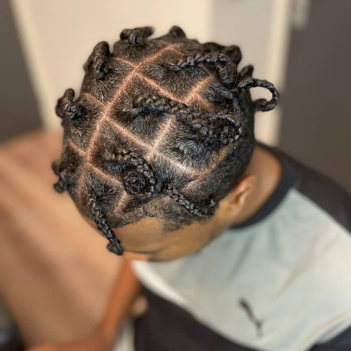 Tie-less Braids on Natural Hair