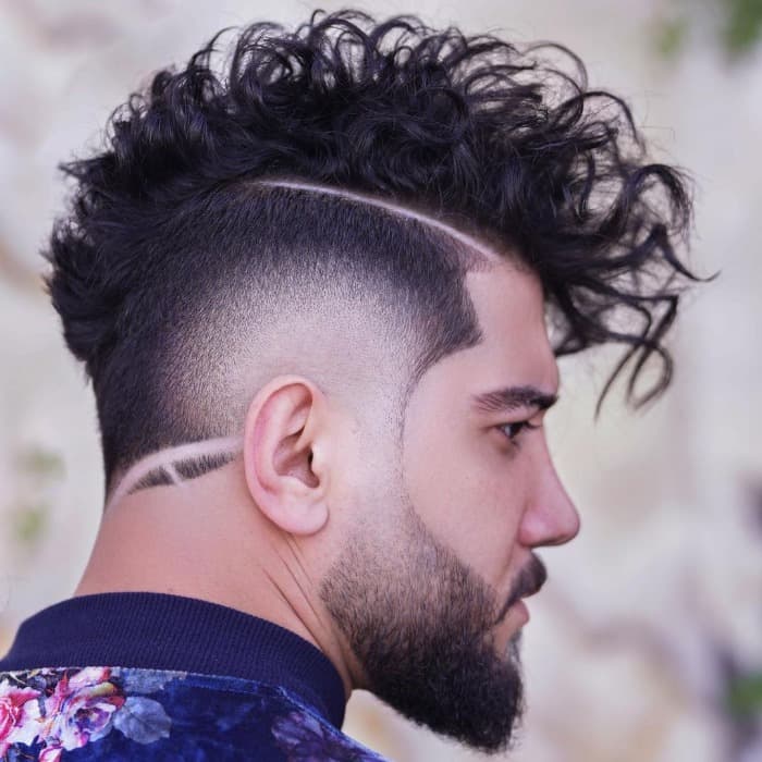 Loose, Curly Undercut