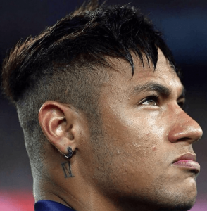 Neymar Haircut Shaved Sides