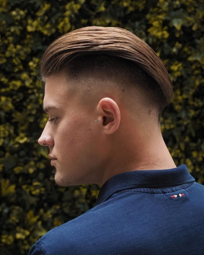 Undercut + Textured Angular Slick Back