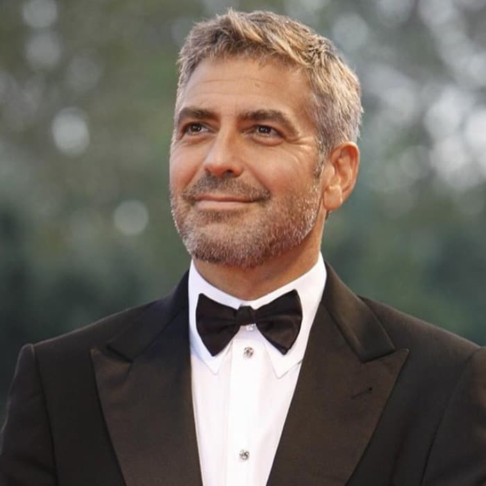 Faux Hawk Hairstyle George Clooney