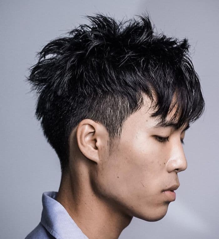 Short Side Swept Men’s Hair