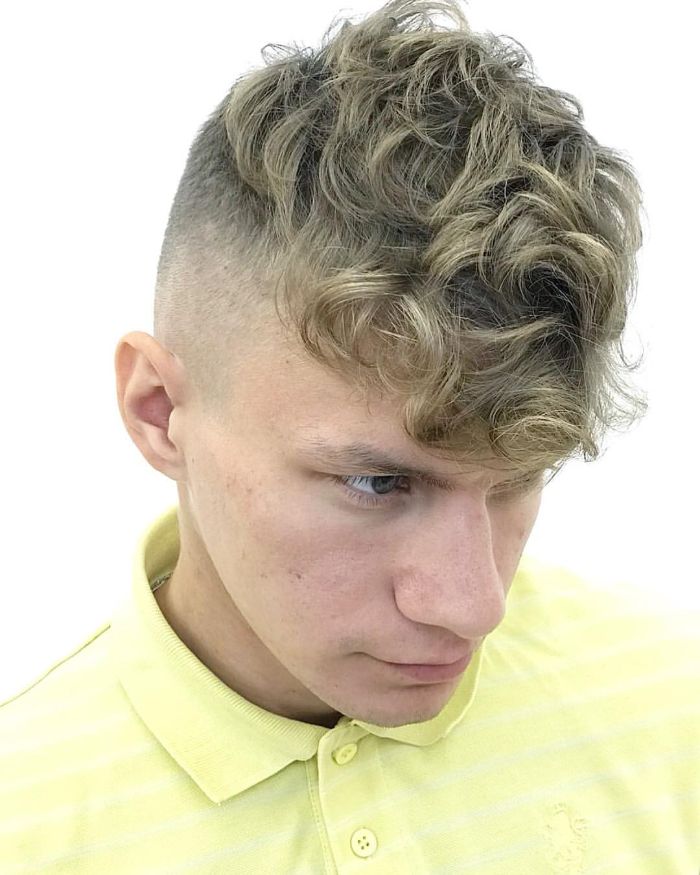 Curly Crew Cut