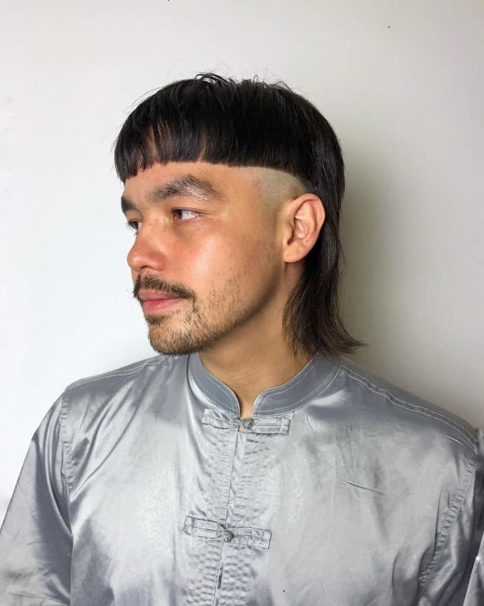 Bowl Cut Mullet