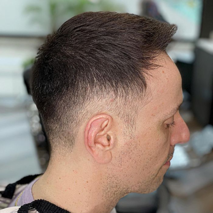 Crew Cut Taper Fade Haircut