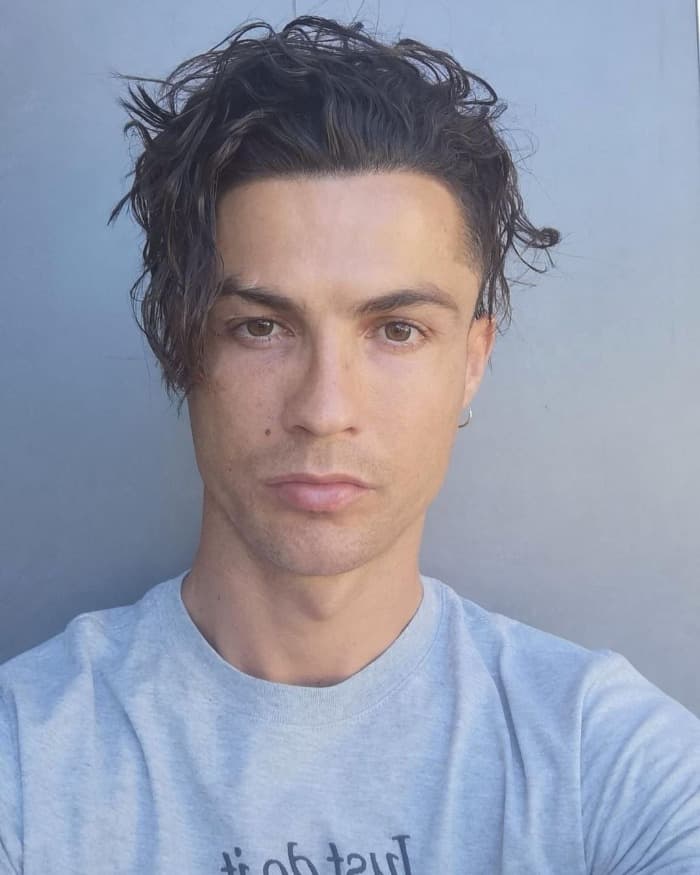 Disconnected Medium-Length Ronaldo Haircut