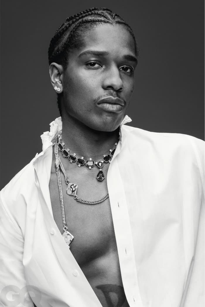 ASAP Rocky's Braided Man Bun