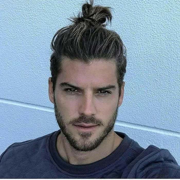 Undercut Man Bun Haircut