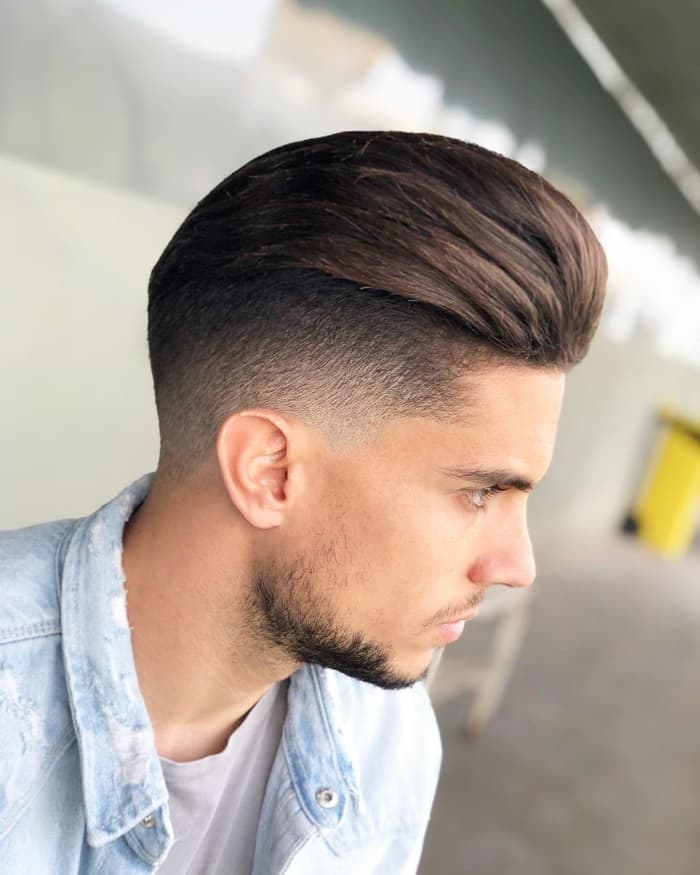 Pompadour with an Undercut