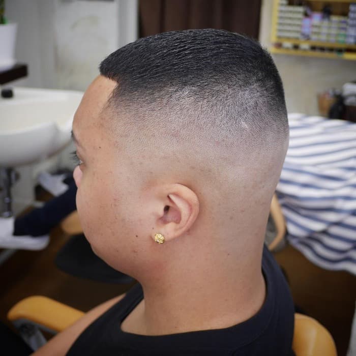 Buzz cut fade