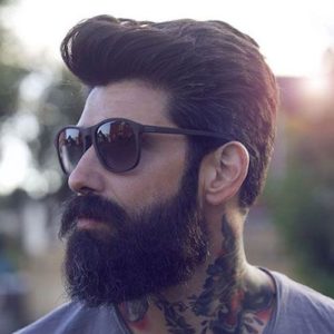 13 Men's Hair Trends That Aren't The Fade | Pompadour and Beard | Hairstyleonpoint.com