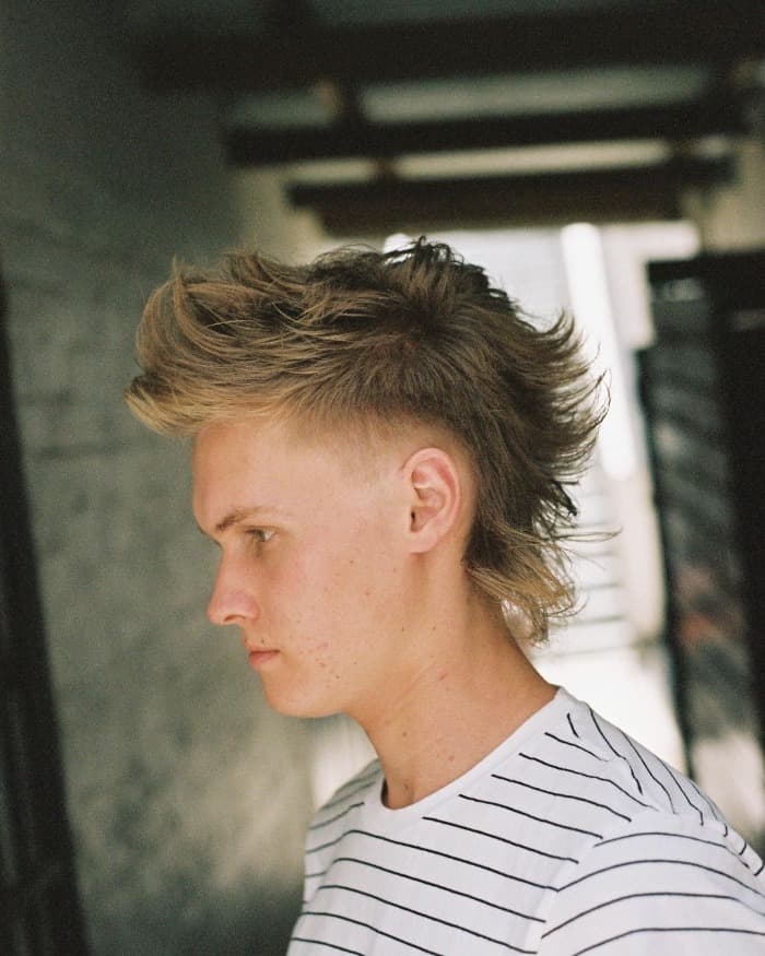 Faux Hawk Mullet