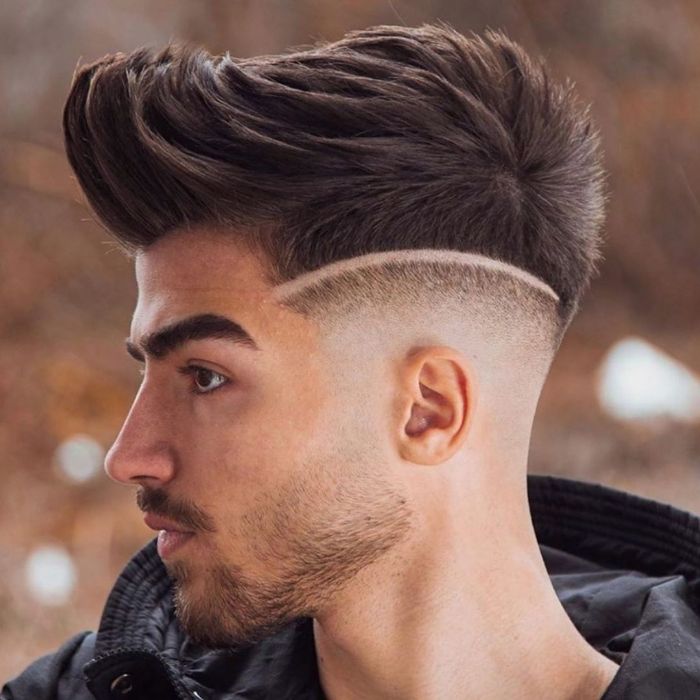 Trendy Quiff with Dry Texture