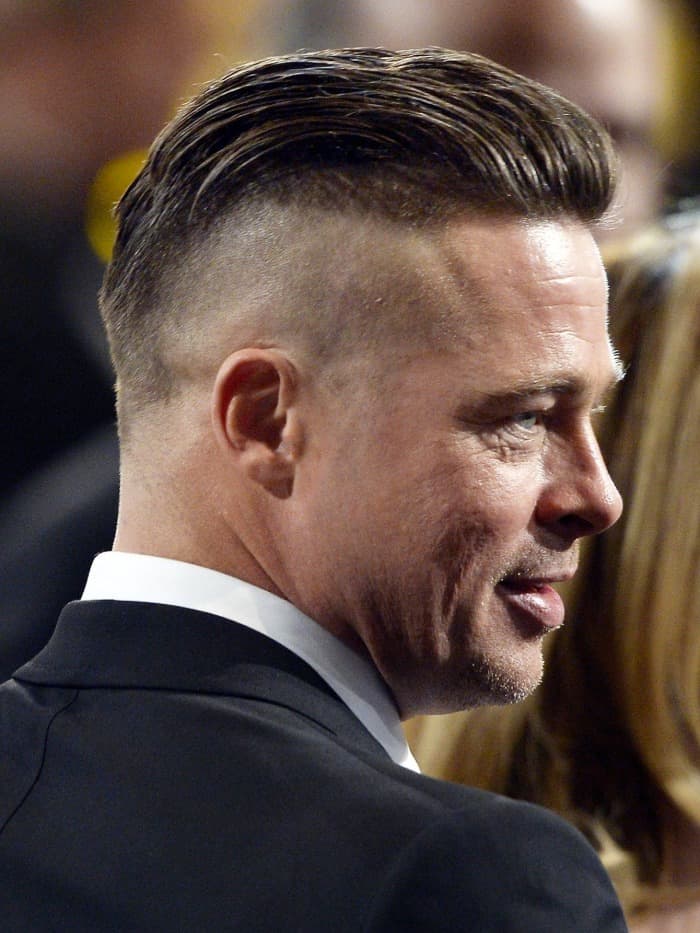 Brad Pitt’s Undercut Mohawk