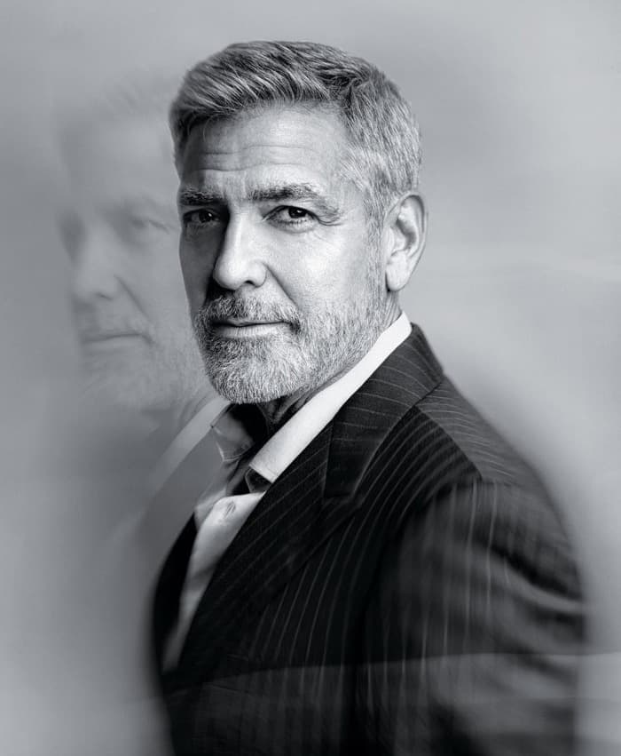 Classic George Clooney Hairstyle